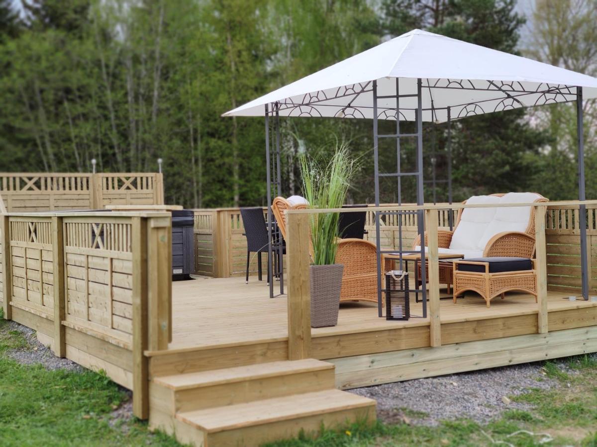 Romme Stugby Hotel Borlange Luaran gambar
